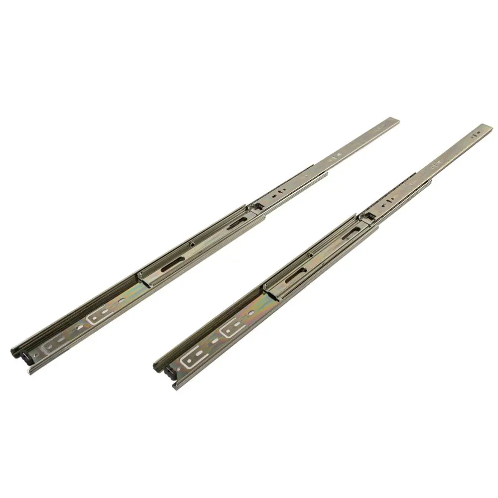 Фото 3 Мебельные направляющие шариковые 300x45 мм металл цвет никель 2 шт. Фото 3 Мебельные направляющие шариковые 300x45 мм металл цвет никель 2 шт.