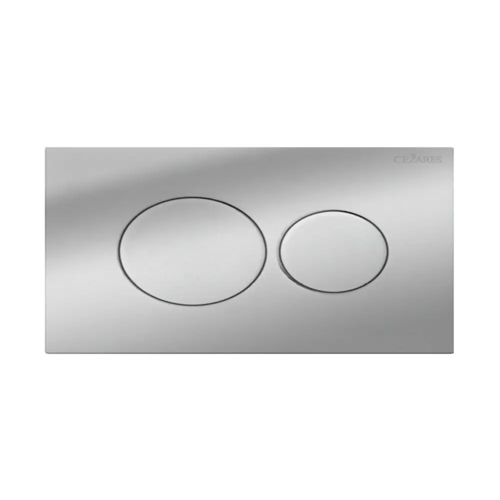 Фото Панель смыва Cezares PN1-BTN-01 цвет хром глянцевый Фото Панель смыва Cezares PN1-BTN-01 цвет хром глянцевый