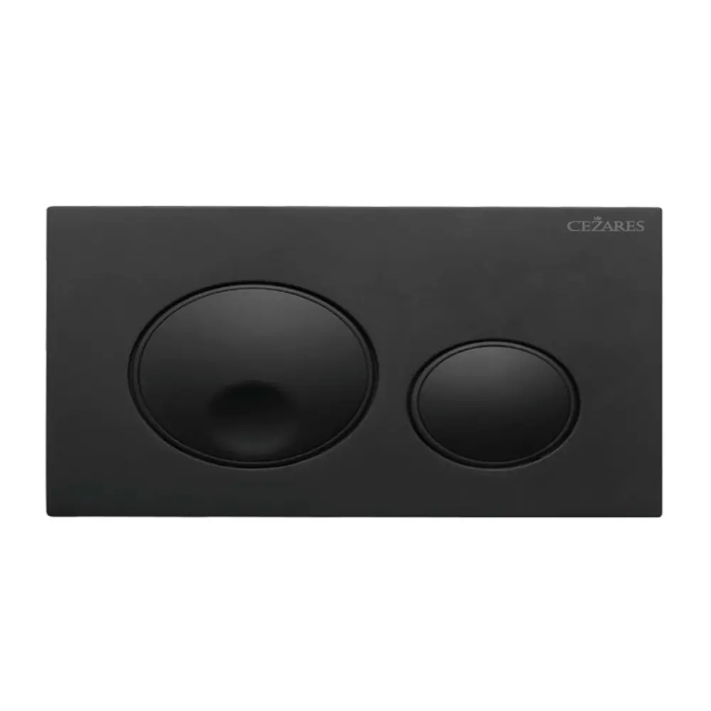 Фото Панель смыва Cezares RELAX-BTN-NOP цвет черный Фото Панель смыва Cezares RELAX-BTN-NOP цвет черный