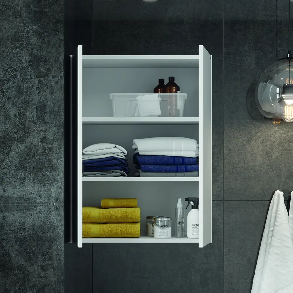 Фото 2 Шкаф для ванной Onika Маркус 60x80 см цвет белый