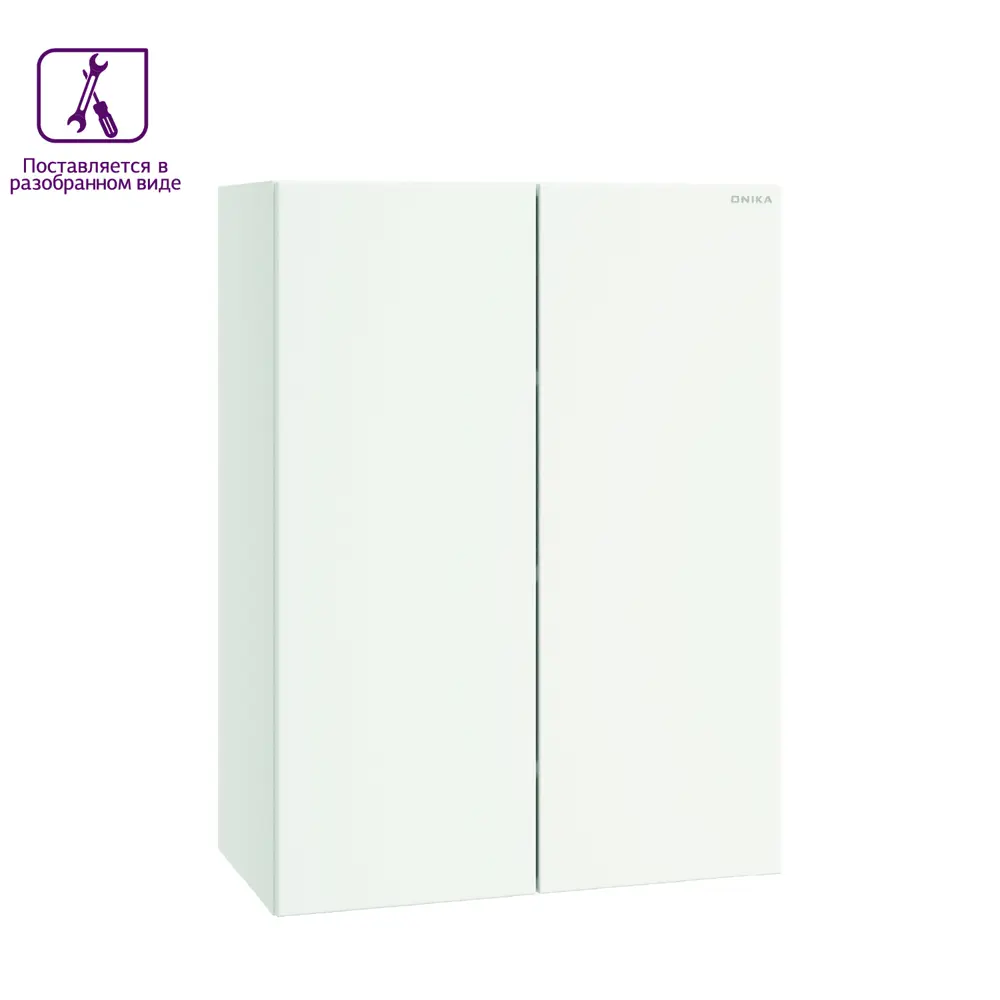 Фото 3 Шкаф для ванной Onika Маркус 60x80 см цвет белый