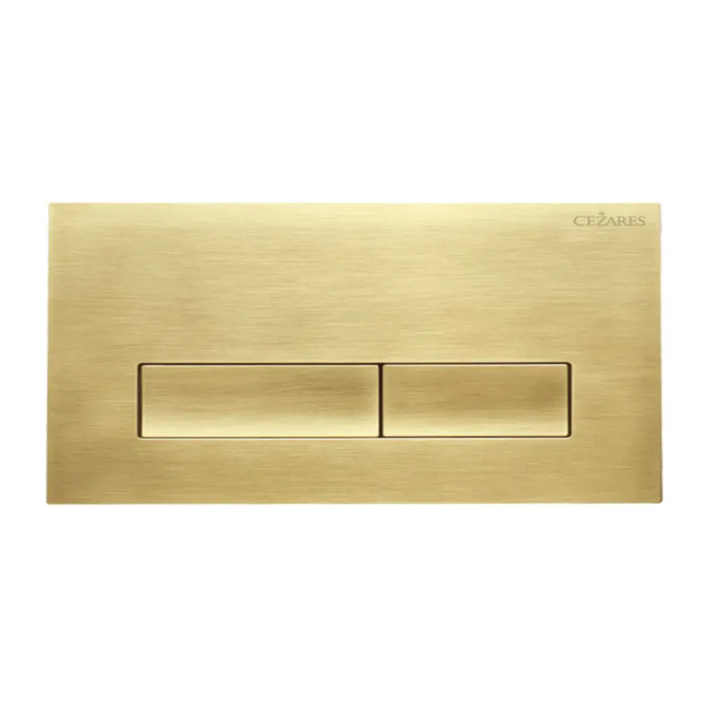 Фото Панель смыва Cezares SLIDER-BTN-BORO цвет брашированное золото Фото Панель смыва Cezares SLIDER-BTN-BORO цвет брашированное золото