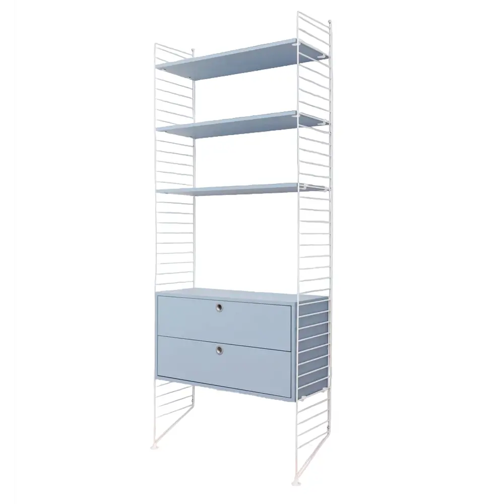 Фото Стеллаж Scandi systems Уве 3 полок 80x200x30 см ЛДСП цвет голубой Фото Стеллаж Scandi systems Уве 3 полок 80x200x30 см ЛДСП цвет голубой