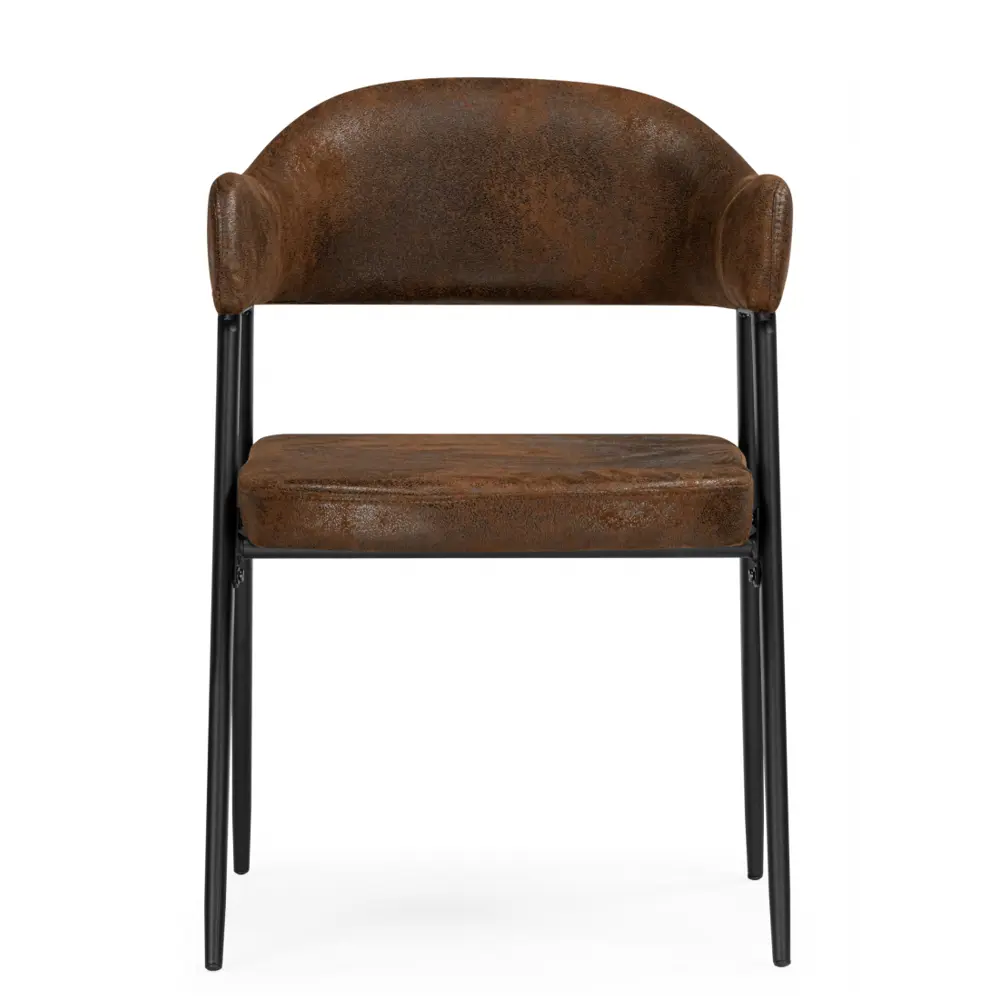 Фото 2 Стул Woodville 46x79x54 см текстиль цвет коричневый 1 шт. Фото 2 Стул Woodville 46x79x54 см текстиль цвет коричневый 1 шт.