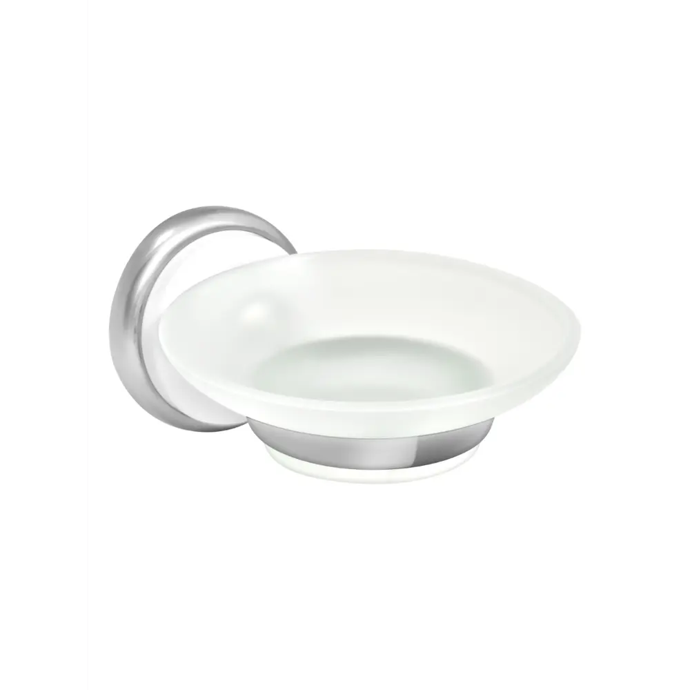 Фото 7 Мыльница стеклянная Solinne B-51105 цвет хром Фото 7 Мыльница стеклянная Solinne B-51105 цвет хром