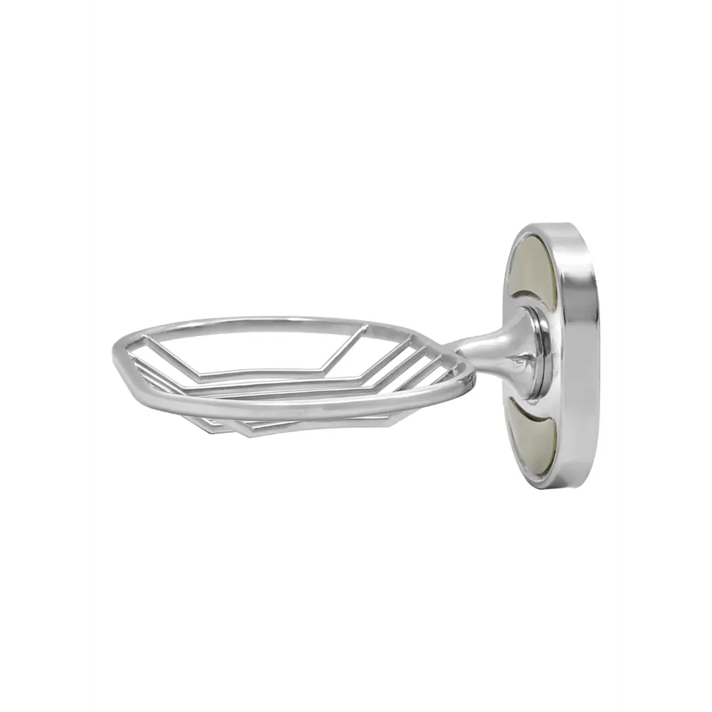 Фото 7 Мыльница Solinne 2541.117 металл цвет серый серебристый Фото 7 Мыльница Solinne 2541.117 металл цвет серый серебристый