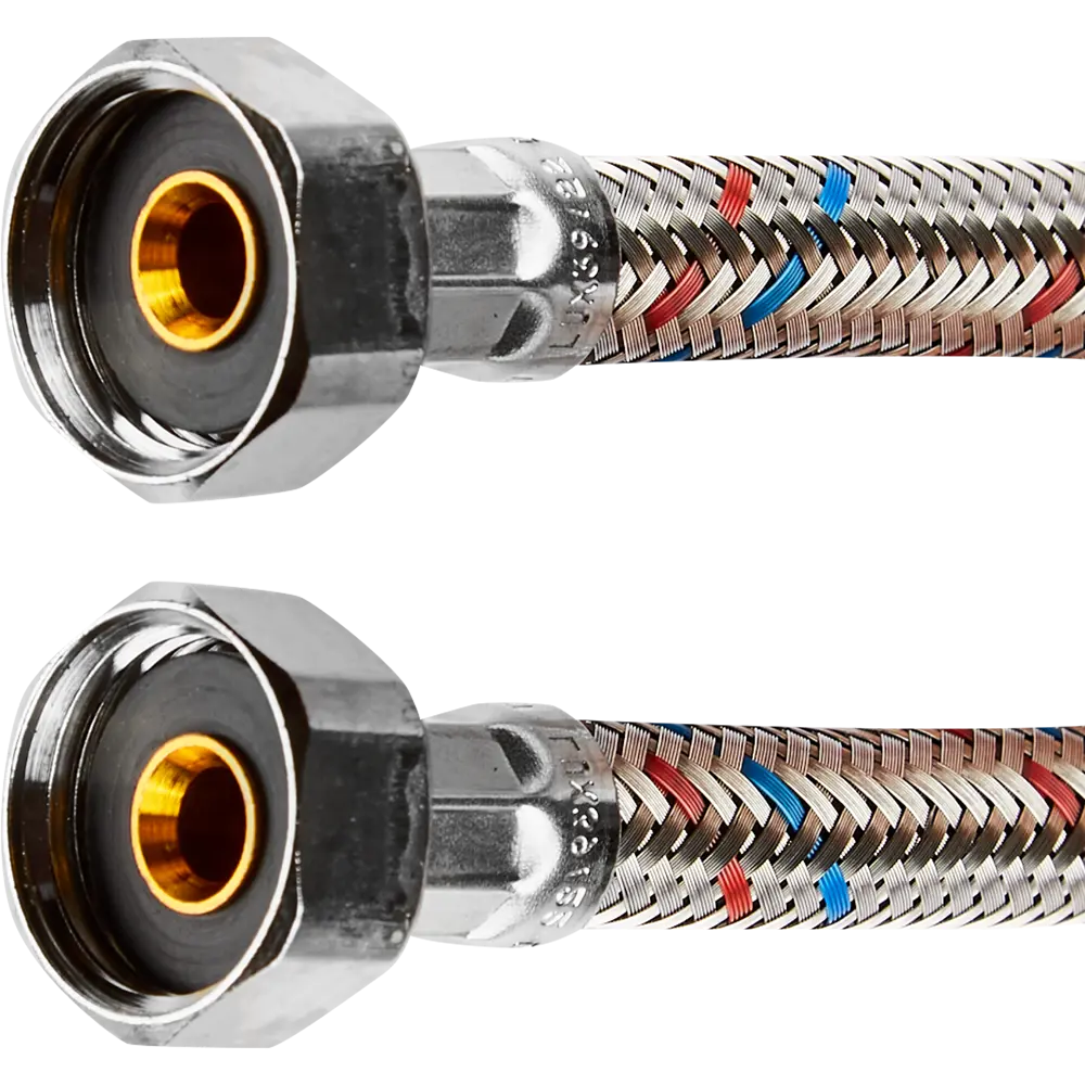 Фото Гибкая подводка для воды Stout 1/2"x1/2"x400 мм внутренняя резьба Фото Гибкая подводка для воды Stout 1/2"x1/2"x400 мм внутренняя резьба