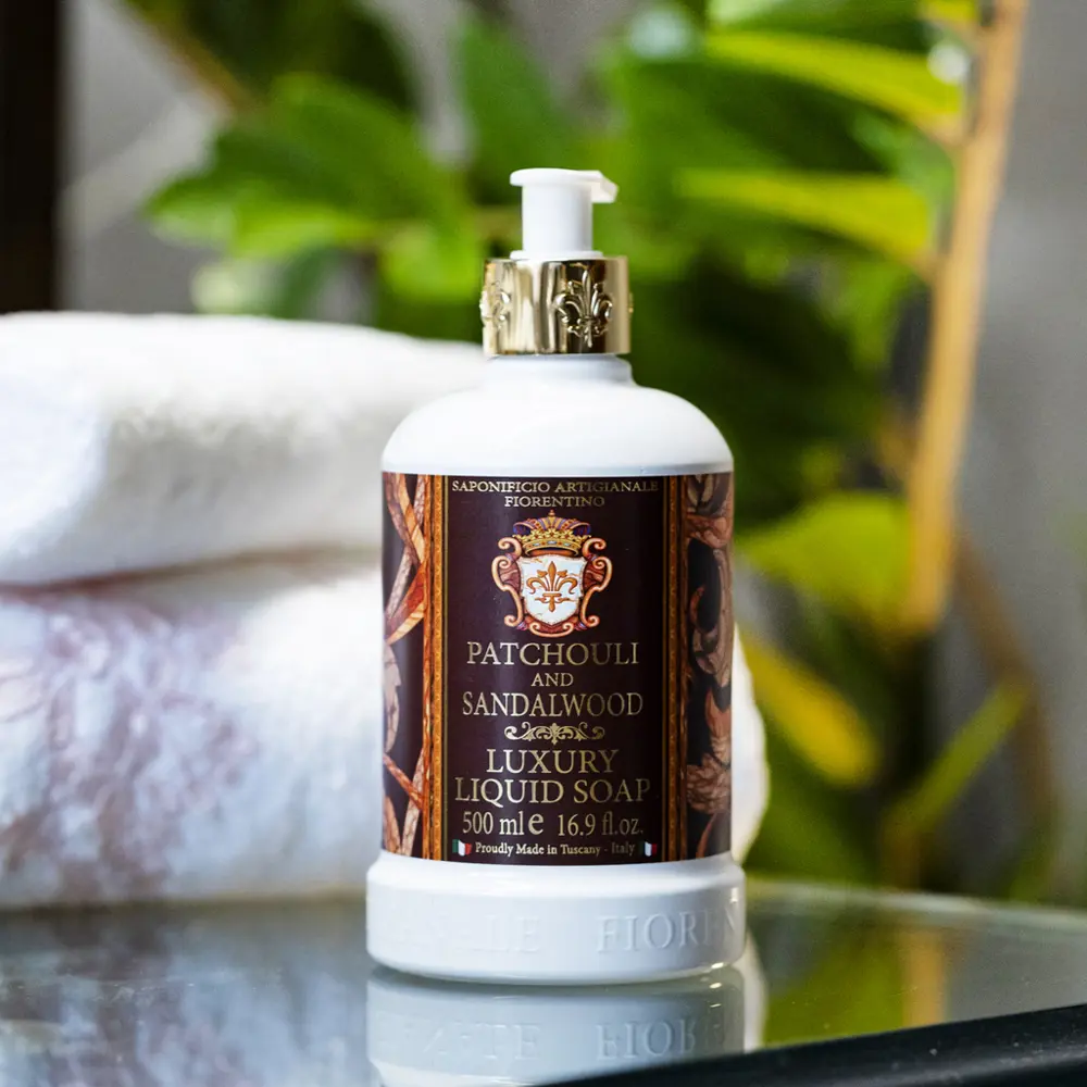 Фото 2 Жидкое мыло Saponificio Artigianale и гель для душа saf пачули и сандаловое дерево