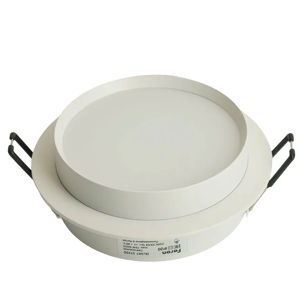 Фото Светильник точечный встраиваемый Feron Dl507 51350 GX53 цвет белый