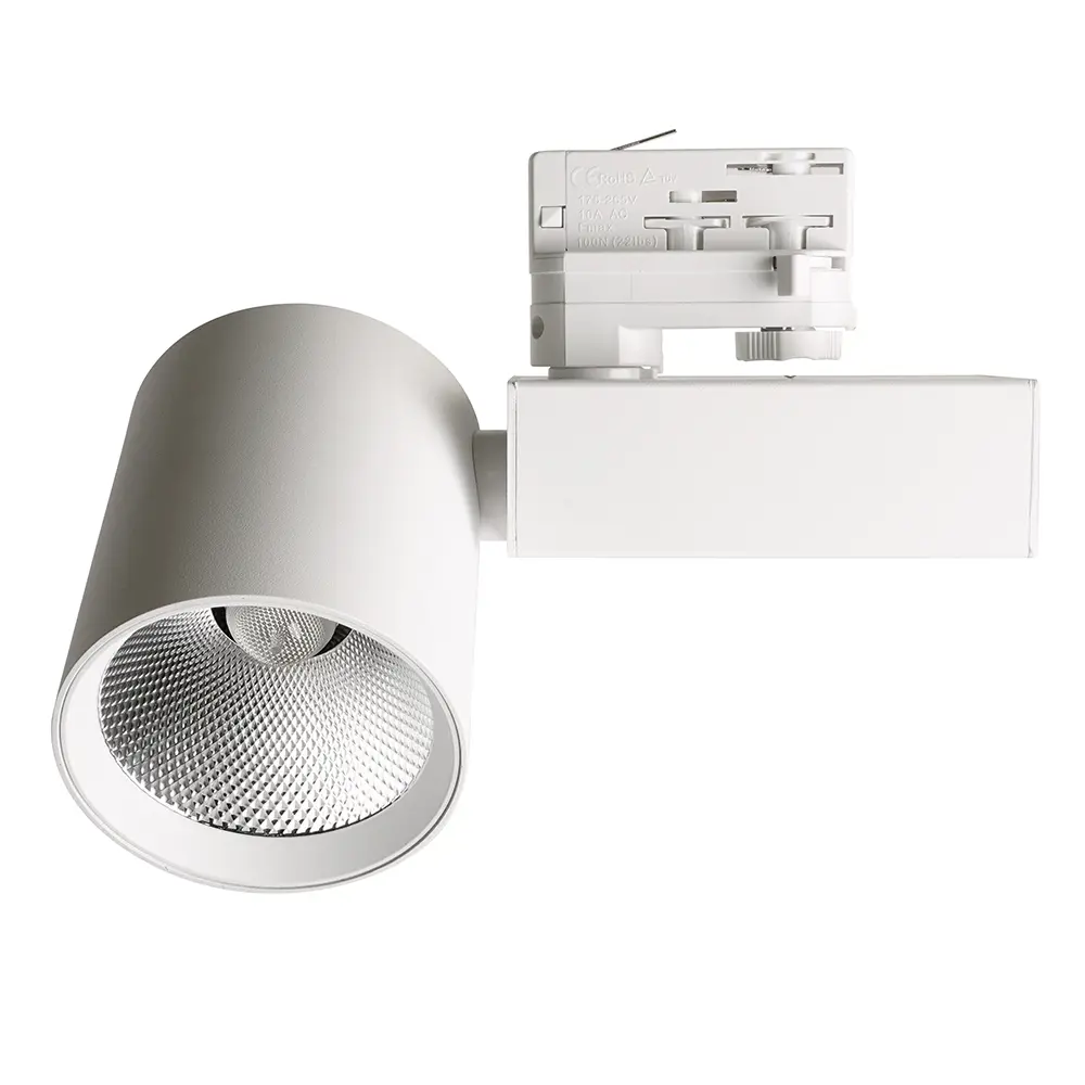 Фото Светодиодный светильник Feron AL148 трековый на шинопровод 40W 4000K 35 градусов белый 3х фазный 51606 Фото Светодиодный светильник Feron AL148 трековый на шинопровод 40W 4000K 35 градусов белый 3х фазный 51606