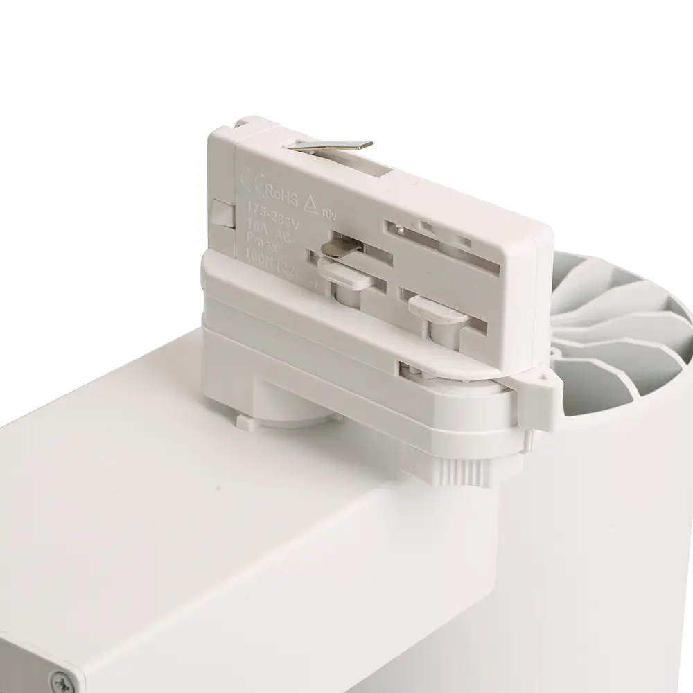 Фото 10 Светодиодный светильник Feron AL148 трековый на шинопровод 40W 4000K 35 градусов белый 3х фазный 51606 Фото 10 Светодиодный светильник Feron AL148 трековый на шинопровод 40W 4000K 35 градусов белый 3х фазный 51606