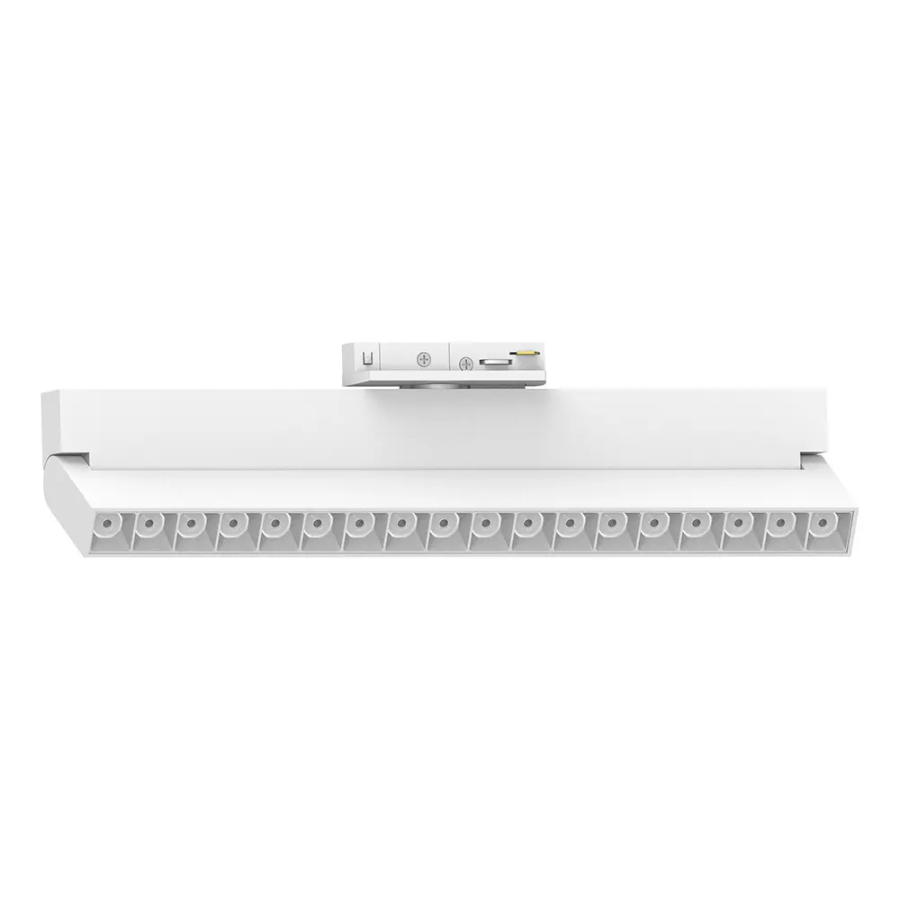 Фото Светильник трековый светодиодный на шинопровод 18W 1620 Lm 4000К 30 градусов белый Feron AL139 серия LensFold 51717 Фото Светильник трековый светодиодный на шинопровод 18W 1620 Lm 4000К 30 градусов белый Feron AL139 серия LensFold 51717