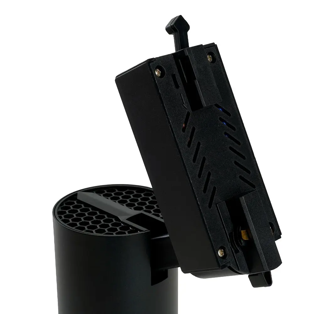 Фото 4 Светодиодный светильник Feron AL137 трековый однофазный на шинопровод 30W 4000K черный изменяемый угол освещения 15-60град 51178 Фото 4 Светодиодный светильник Feron AL137 трековый однофазный на шинопровод 30W 4000K черный изменяемый угол освещения 15-60град 51178