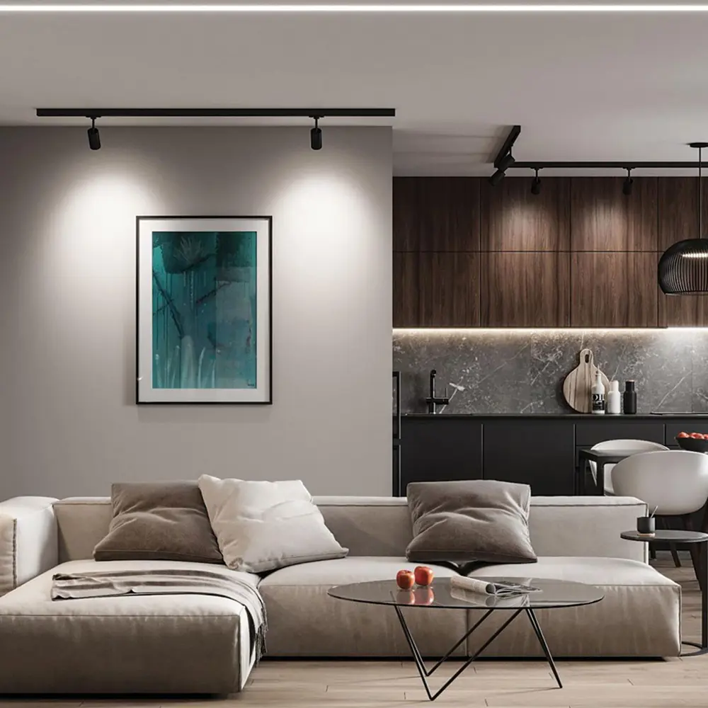 Фото 2 Светодиодный светильник Feron AL103 трековый на шинопровод 20W 2700K 35 градусов черный 3х фазный серия MarketBright 51002 Фото 2 Светодиодный светильник Feron AL103 трековый на шинопровод 20W 2700K 35 градусов черный 3х фазный серия MarketBright 51002