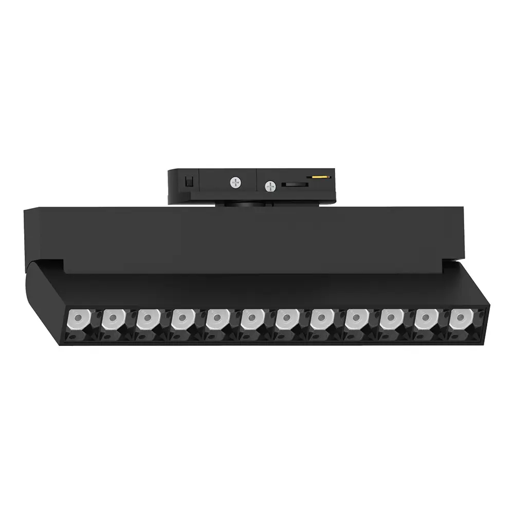 Фото Светильник трековый светодиодный на шинопровод 12W 1080 Lm 4000К 30 градусов черный Feron AL139 серия LensFold 51716 Фото Светильник трековый светодиодный на шинопровод 12W 1080 Lm 4000К 30 градусов черный Feron AL139 серия LensFold 51716