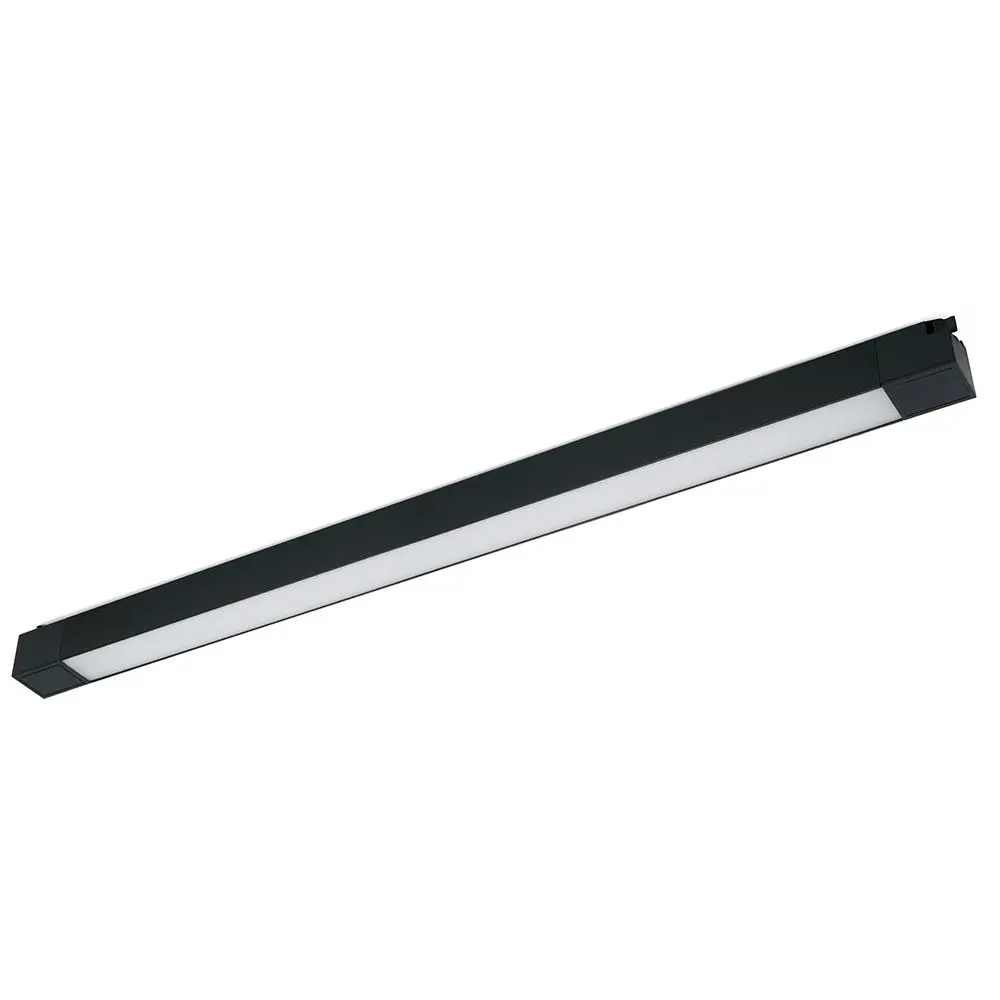 Фото 2 Трековый светильник линейный светодиодный Feron 48723 40 Вт 20 м² цвет черный