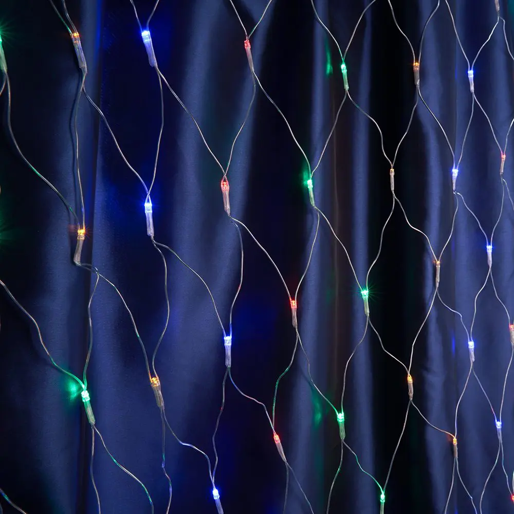 Фото Электрогирлянда Feron 32359 сеть 2x2 м 240 ламп разноцветный Фото Электрогирлянда Feron 32359 сеть 2x2 м 240 ламп разноцветный