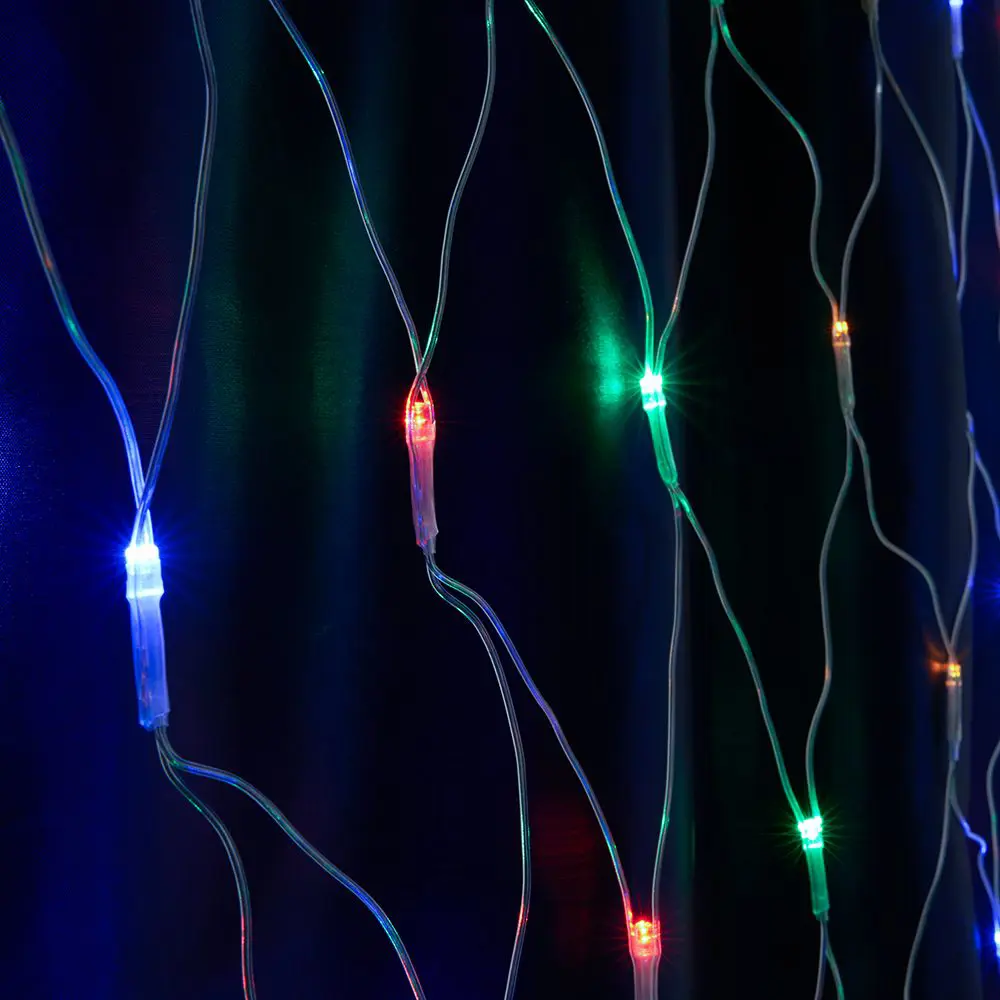 Фото 2 Электрогирлянда Feron 32359 сеть 2x2 м 240 ламп разноцветный Фото 2 Электрогирлянда Feron 32359 сеть 2x2 м 240 ламп разноцветный