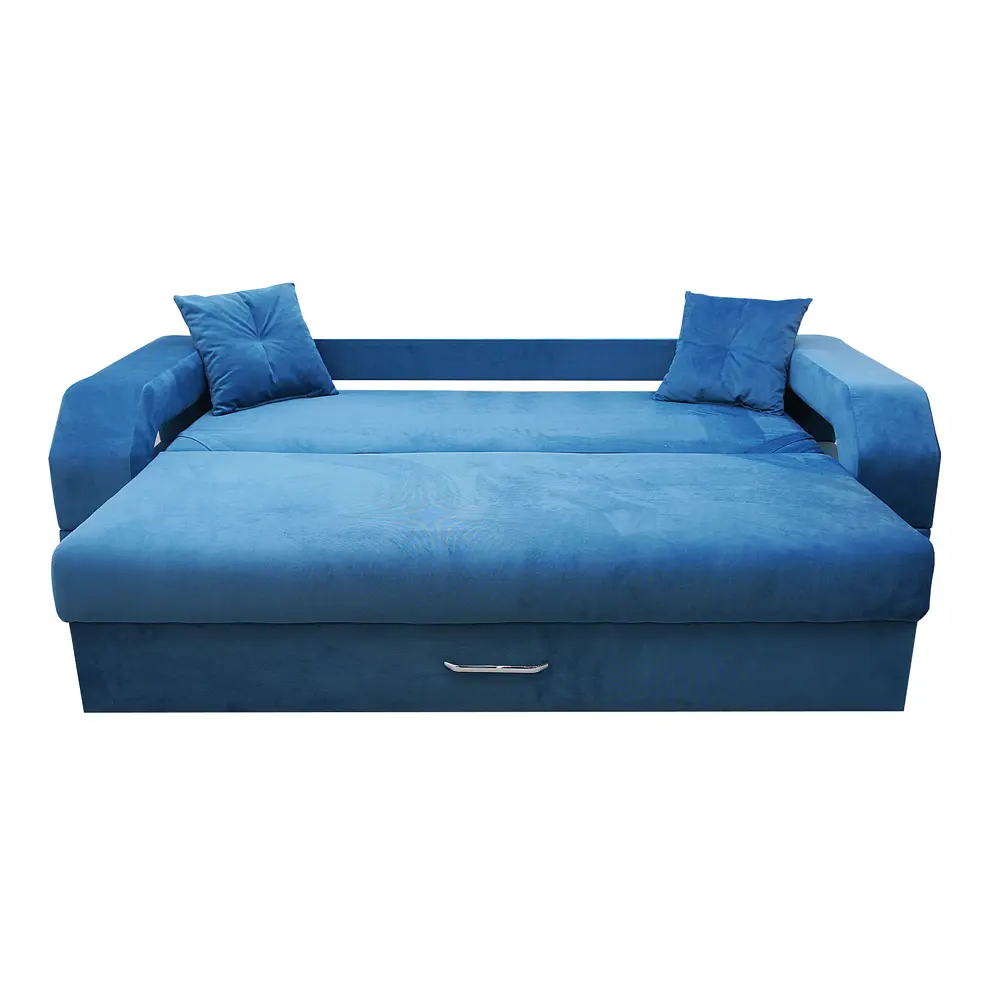 Фото 4 Диван раскладной Meblines Манчестер с подсветкой 07 240x90x119 см велюр цвет синий Фото 4 Диван раскладной Meblines Манчестер с подсветкой 07 240x90x119 см велюр цвет синий