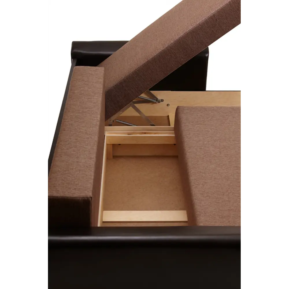 Фото 5 Диван раскладной Meblines Амстердам 245x87x167 см рогожка цвет коричневый Фото 5 Диван раскладной Meblines Амстердам 245x87x167 см рогожка цвет коричневый