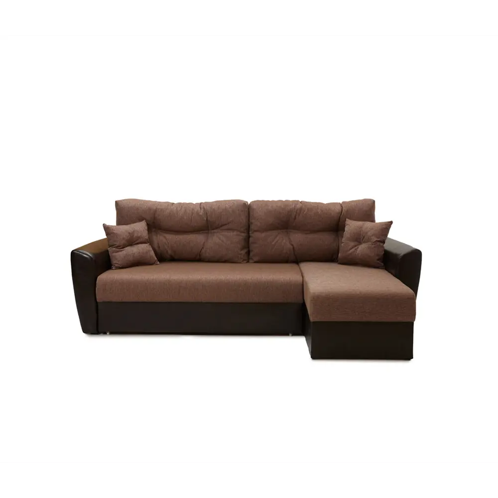 Фото 2 Диван раскладной Meblines Амстердам 245x87x167 см рогожка цвет коричневый Фото 2 Диван раскладной Meblines Амстердам 245x87x167 см рогожка цвет коричневый