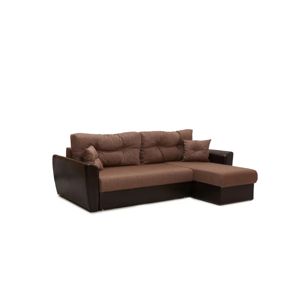 Фото 3 Диван раскладной Meblines Амстердам 245x87x167 см рогожка цвет коричневый Фото 3 Диван раскладной Meblines Амстердам 245x87x167 см рогожка цвет коричневый