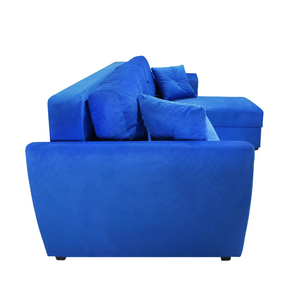 Фото 4 Диван раскладной Meblines Амстердам 245x87x167 см велюр цвет синий Фото 4 Диван раскладной Meblines Амстердам 245x87x167 см велюр цвет синий