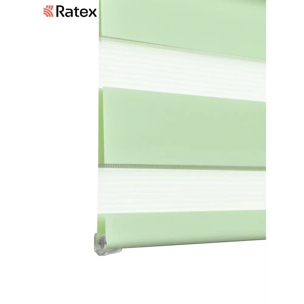 Фото 4 Рулонная штора день/ночь Лентабел Сандра 43x160 см цвет зеленый Фото 4 Рулонная штора день/ночь Лентабел Сандра 43x160 см цвет зеленый