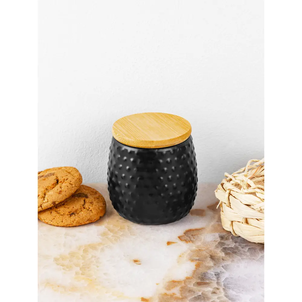 Фото 4 Банка для сыпучих продуктов Elan gallery 110868-2 0.19 л керамика цвет белый, коричневый Фото 4 Банка для сыпучих продуктов Elan gallery 110868-2 0.19 л керамика цвет белый, коричневый