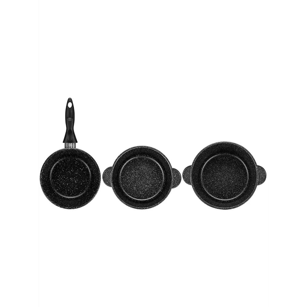 Фото 6 Набор посуды Elan Gallery 6 предметов алюминий цвет черный 120143+3 Фото 6 Набор посуды Elan Gallery 6 предметов алюминий цвет черный 120143+3