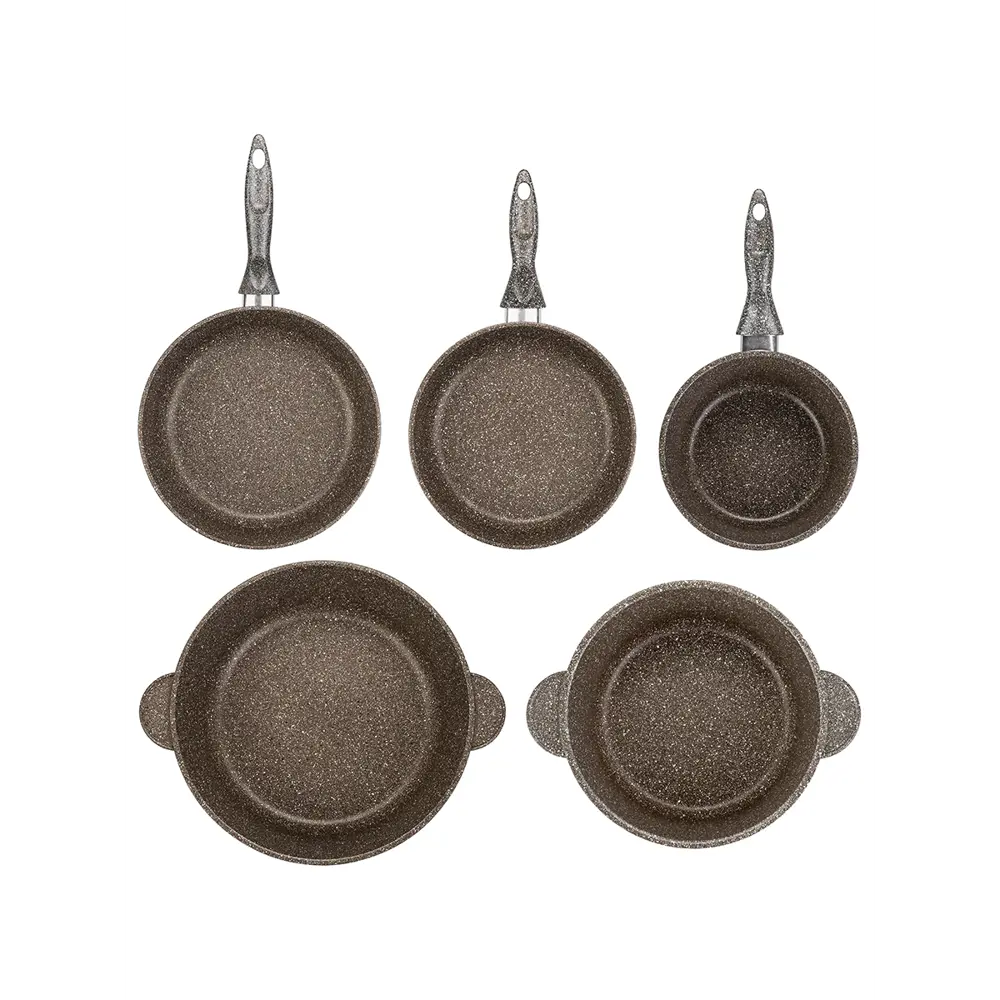 Фото 8 Набор посуды Elan Gallery 5 предметов алюминий цвет коричневый 120310+5 Фото 8 Набор посуды Elan Gallery 5 предметов алюминий цвет коричневый 120310+5