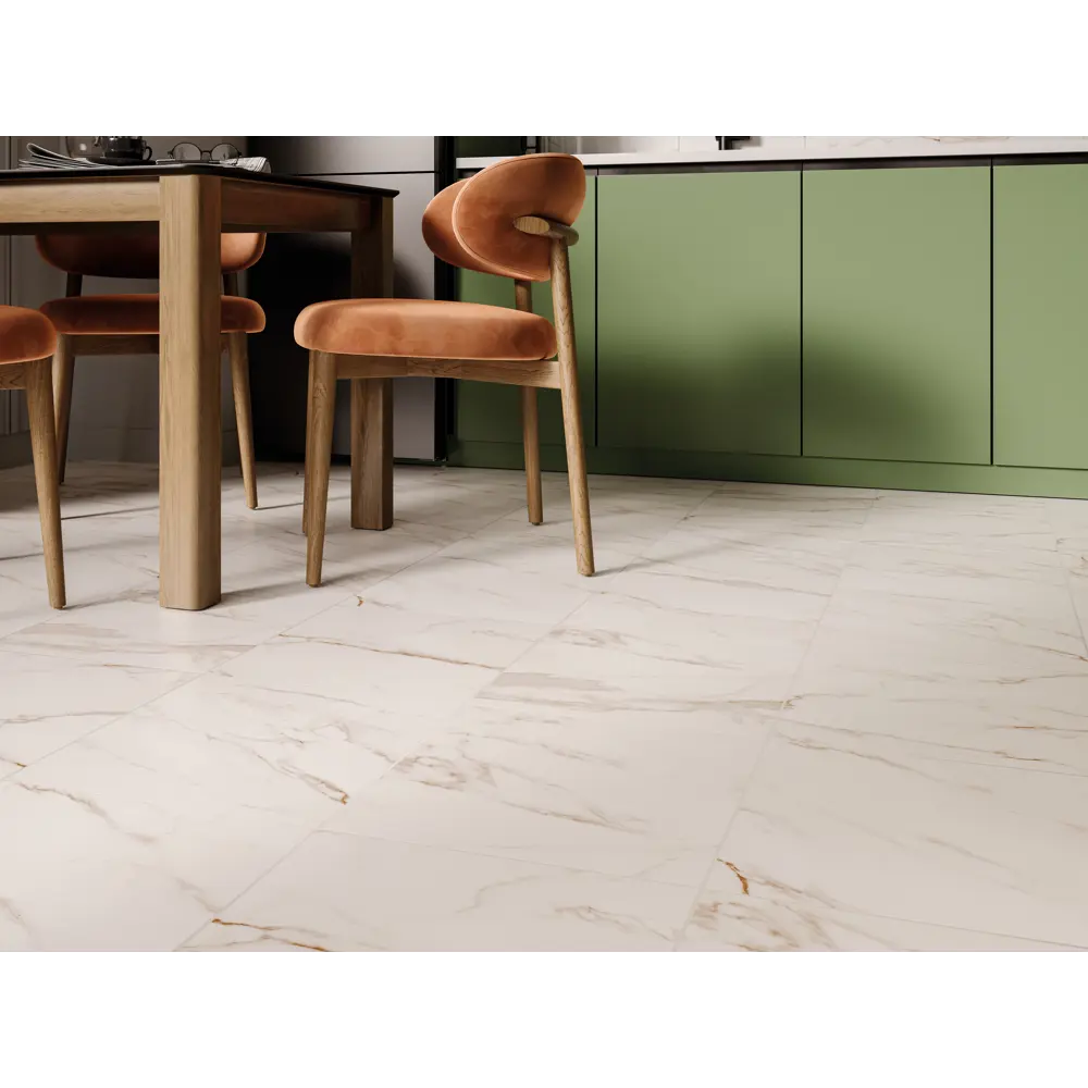 Фото 4 Глазурованный керамогранит Ливия 40x40 см 1.76 м² матовый цвет белый Фото 4 Глазурованный керамогранит Ливия 40x40 см 1.76 м² матовый цвет белый