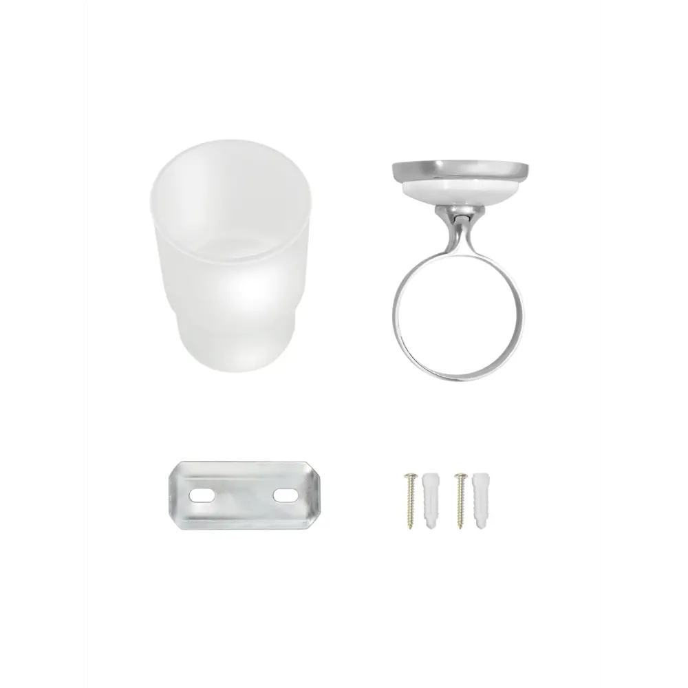 Фото 6 Стакан для зубных щеток SOLINNE 2546.146 стекло цвет серый, серебристый