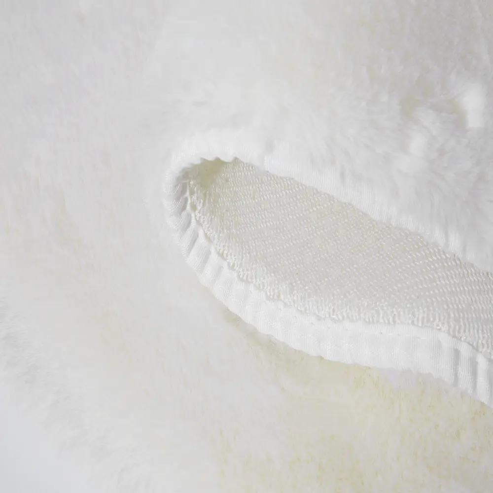 Фото 4 Коврик KREAFORTA Belleville круг Ø100 см полиэстер цвет белый