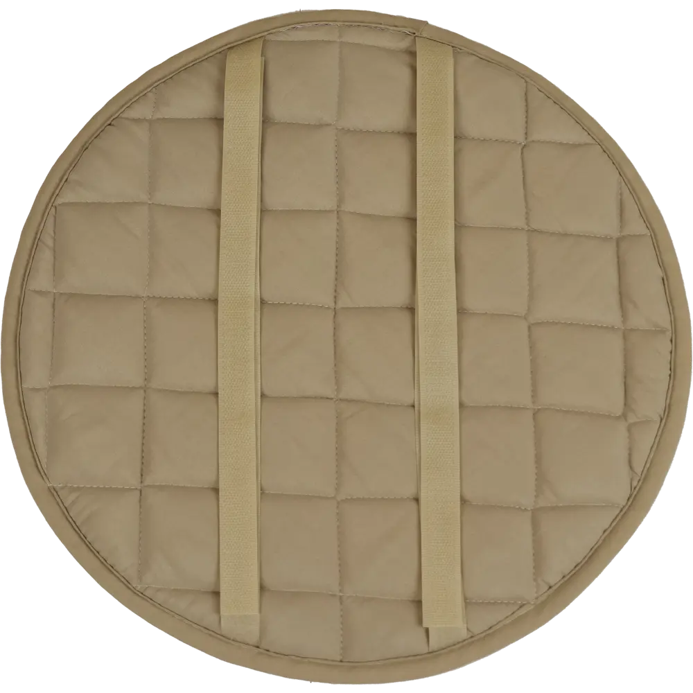 Фото 2 Подушка для стула Linen Way ø38 см цвет бежевый