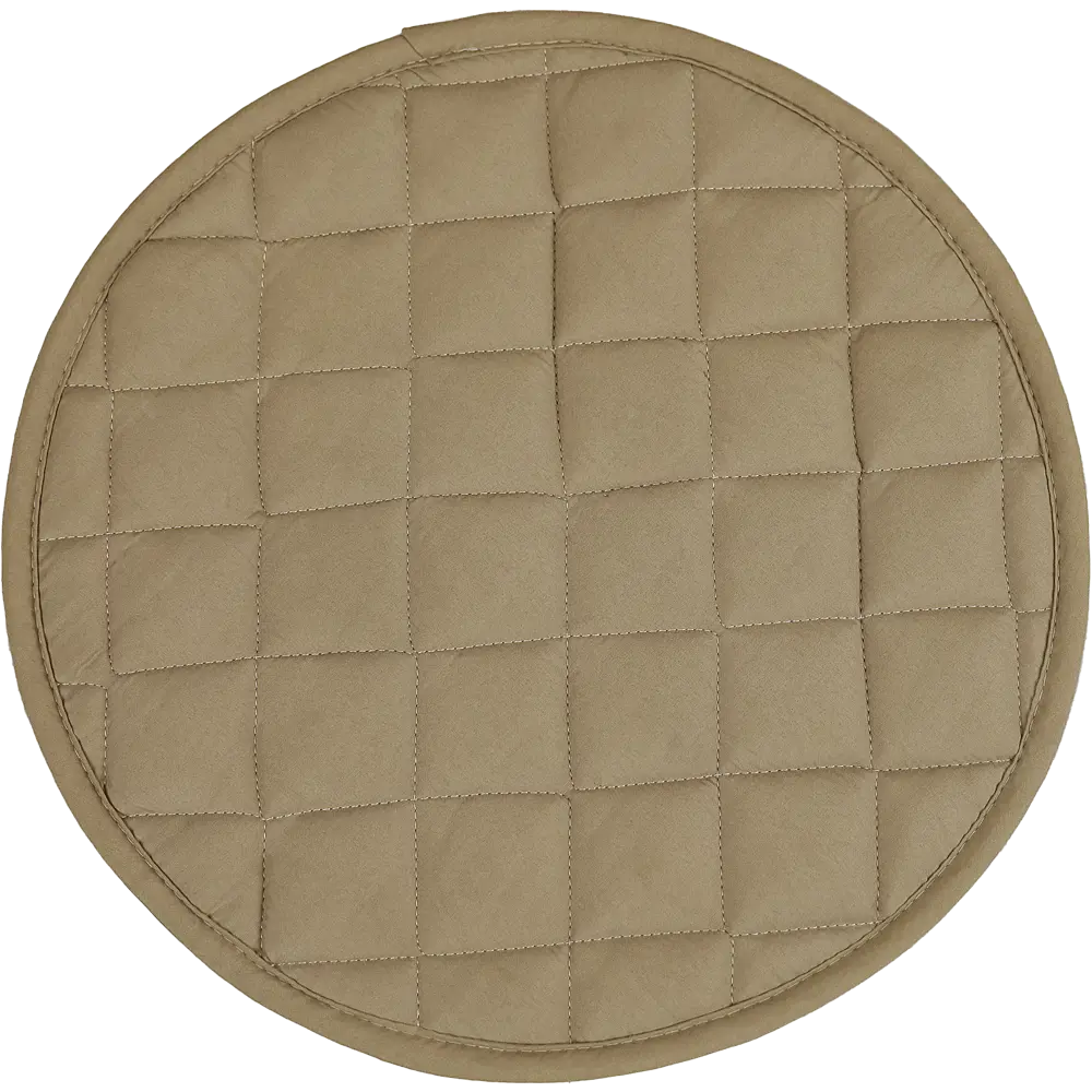 Фото Подушка для стула Linen Way ø38 см цвет бежевый