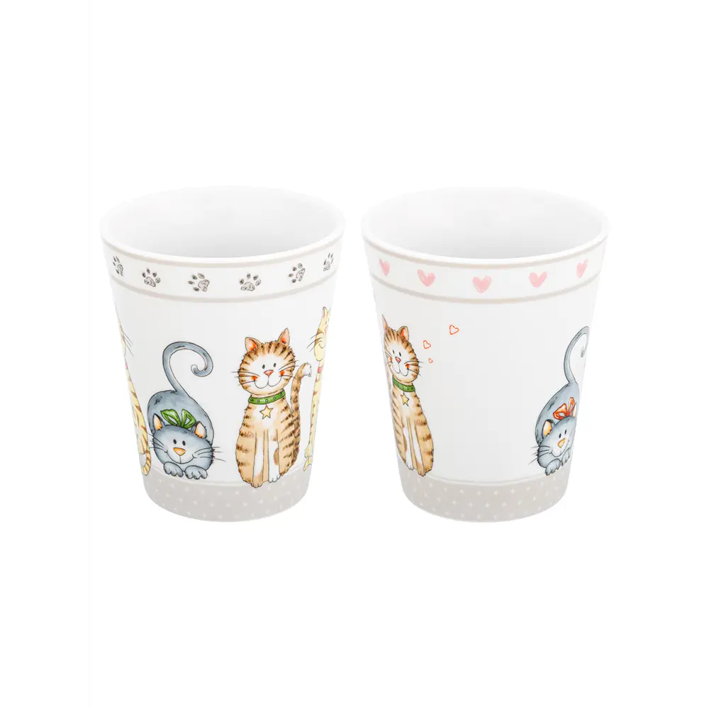 Фото 4 Набор кружек Elan gallery фарфор цвет разноцветный 880109