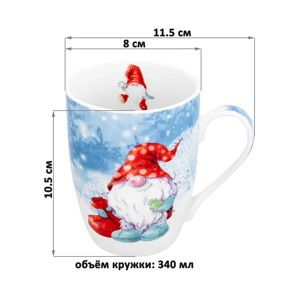 Фото 2 Набор кружек Elan gallery фарфор цвет разноцветный 880142 Фото 2 Набор кружек Elan gallery фарфор цвет разноцветный 880142