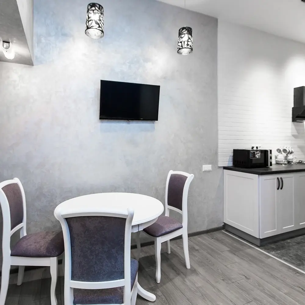 Фото 8 Штукатурка декоративная Farbitex Profi Dupon мокрый шелк цвет белый 0.9 л Фото 8 Штукатурка декоративная Farbitex Profi Dupon мокрый шелк цвет белый 0.9 л