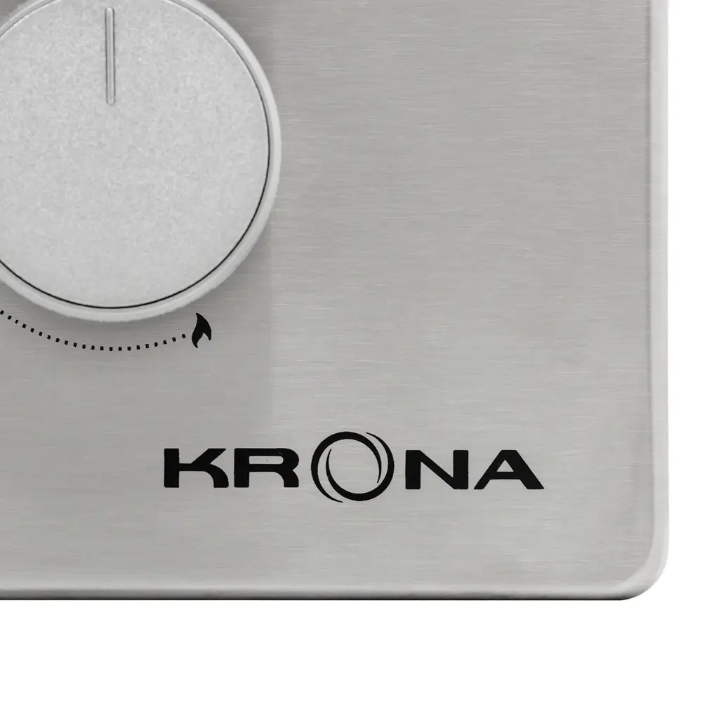 Фото 6 Газовая варочная панель Krona NEBEL 60 IX W 58 см 4 конфорки цвет серый / серебристый Фото 6 Газовая варочная панель Krona NEBEL 60 IX W 58 см 4 конфорки цвет серый / серебристый
