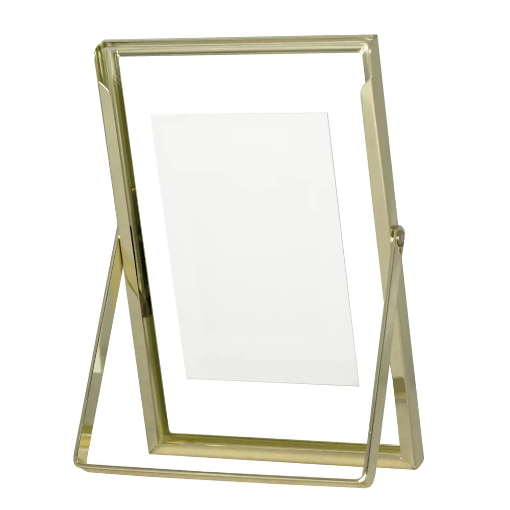 Фото 2 Рамка без паспарту Мирам 10x15 см цвет золотой