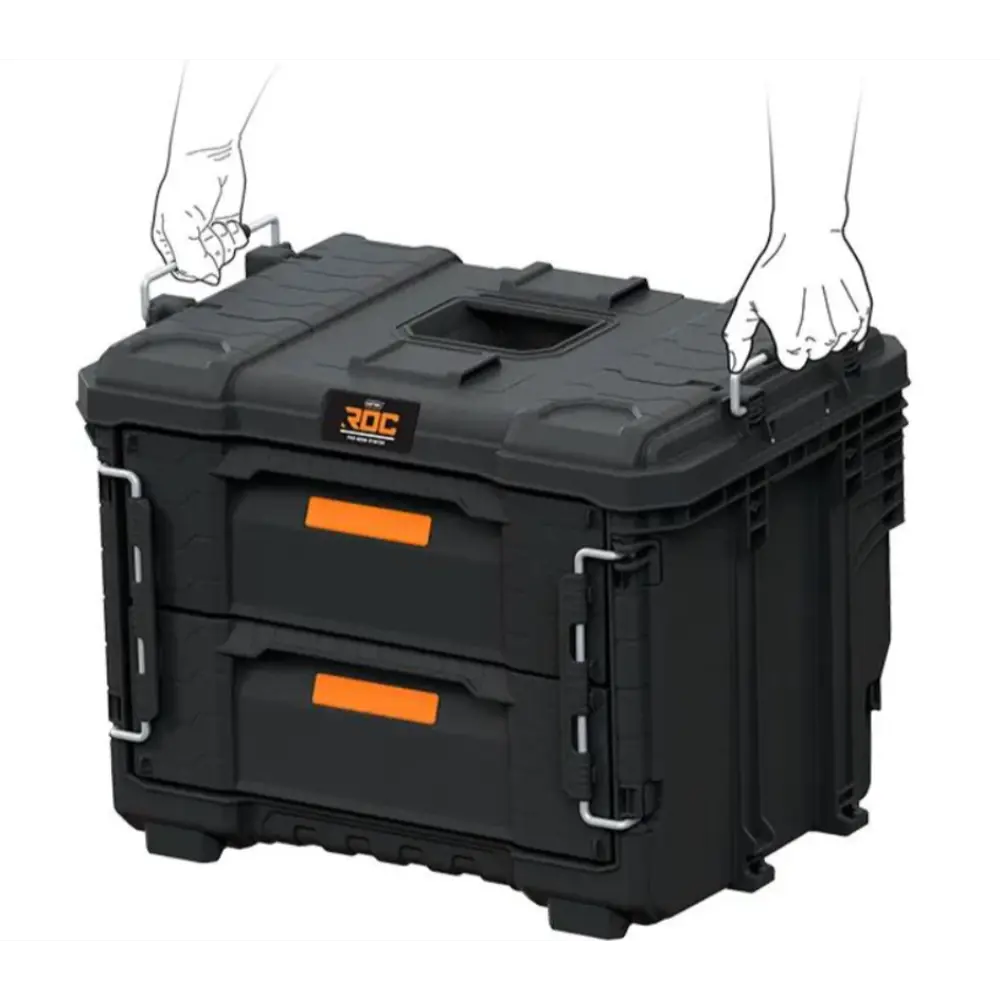 Фото Ящик для инструментов Keter ROC Pro 2 Drawers 375x413x320 мм, полипропилен Фото Ящик для инструментов Keter ROC Pro 2 Drawers 375x413x320 мм, полипропилен