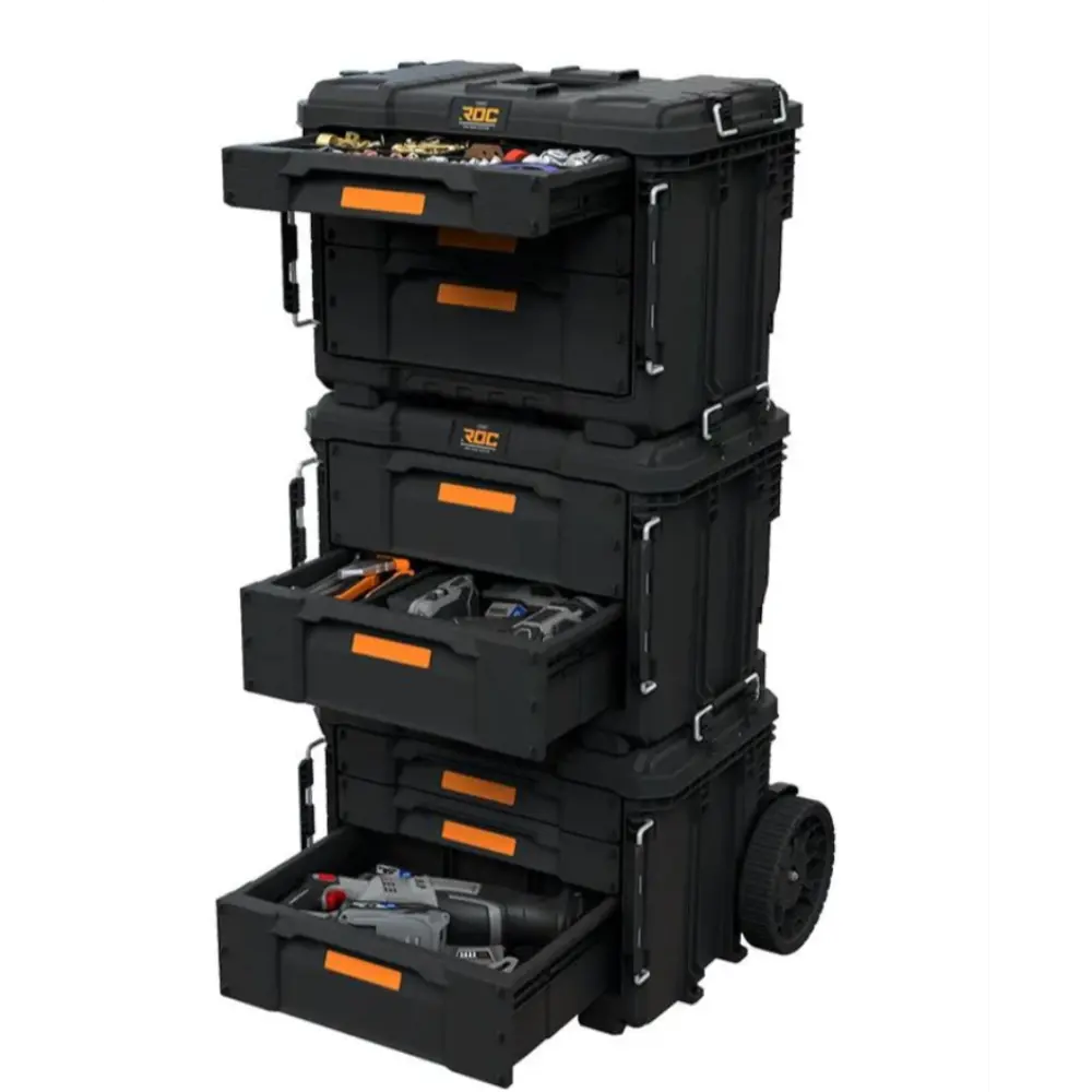 Фото 4 Ящик для инструментов Keter ROC Pro 2 Drawers 375x413x320 мм, полипропилен Фото 4 Ящик для инструментов Keter ROC Pro 2 Drawers 375x413x320 мм, полипропилен