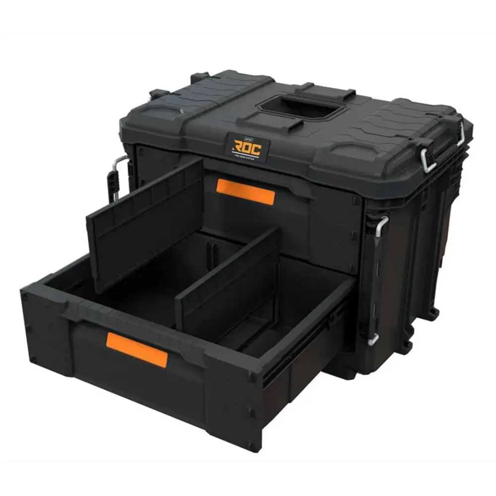 Фото 3 Ящик для инструментов Keter ROC Pro 2 Drawers 375x413x320 мм, полипропилен Фото 3 Ящик для инструментов Keter ROC Pro 2 Drawers 375x413x320 мм, полипропилен