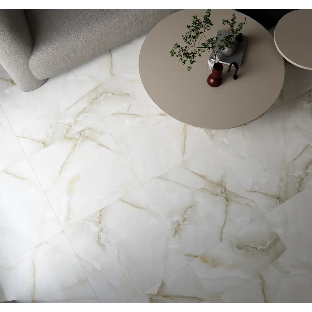 Фото 2 Керамогранит Eurotile Onyx 7930138705153 60x60см цвет бежевый Фото 2 Керамогранит Eurotile Onyx 7930138705153 60x60см цвет бежевый