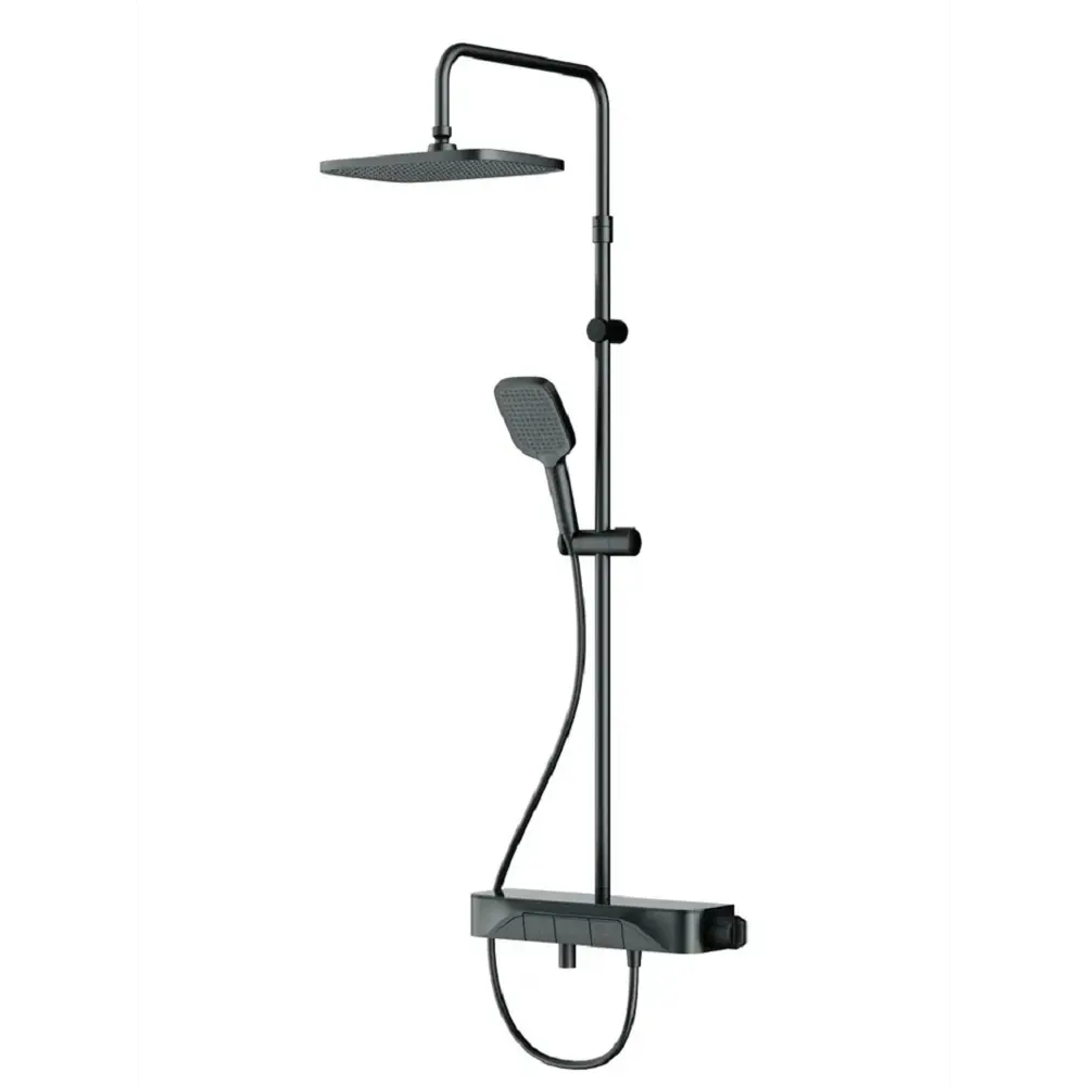 Фото 11 Душевая система Am.pm Bold s07bd3bl 3 режимная цвет черный матовый Фото 11 Душевая система Am.pm Bold s07bd3bl 3 режимная цвет черный матовый