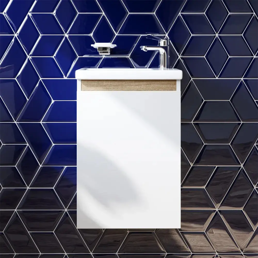 Фото Тумба под раковину подвесная Am.pm Brava M88FHX0451WG 45см цвет белый Фото Тумба под раковину подвесная Am.pm Brava M88FHX0451WG 45см цвет белый