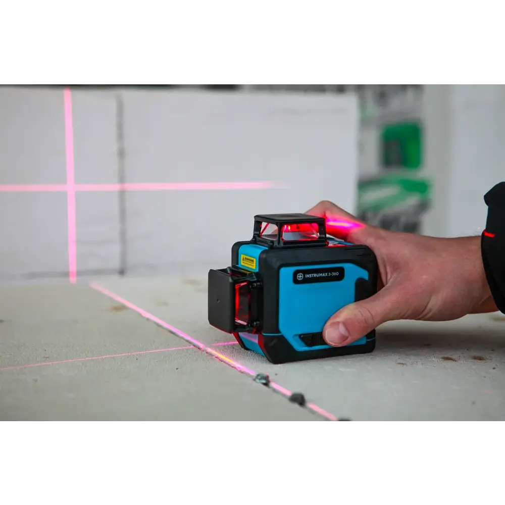 Фото 14 Уровень лазерный Instrumax 3-360, дальность до 20 м