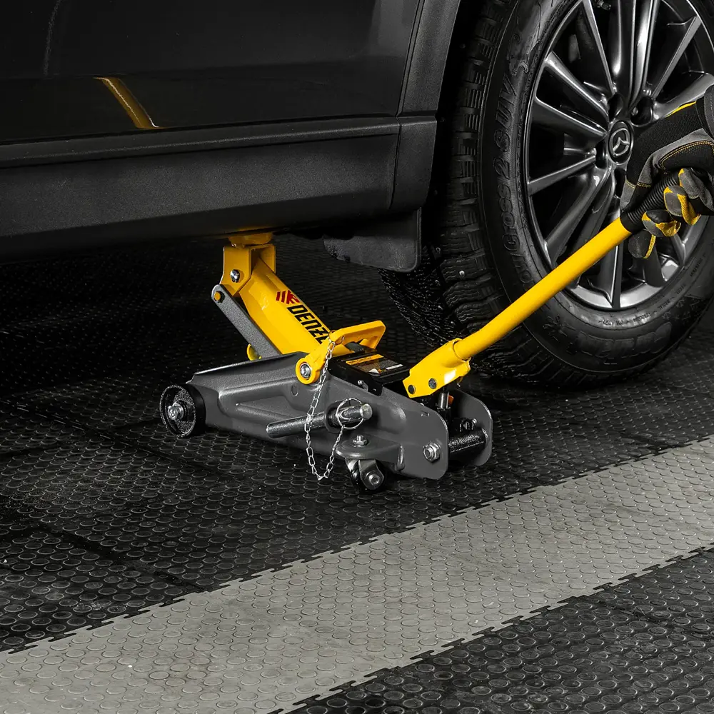 Фото 12 Домкрат подкатной гидравлический Denzel 51153 до 2 т, 130-330 мм Фото 12 Домкрат подкатной гидравлический Denzel 51153 до 2 т, 130-330 мм