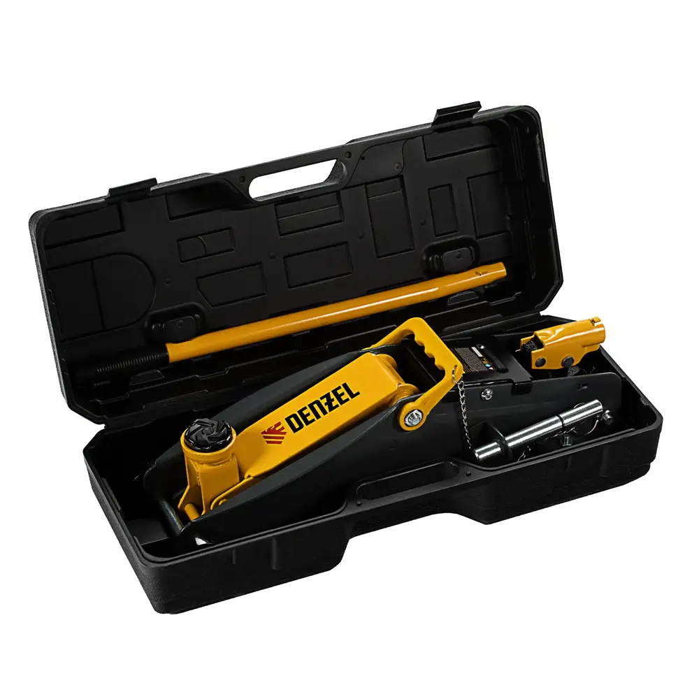 Фото 11 Домкрат подкатной гидравлический Denzel 51156 до 2.8 т, 135-385 мм Фото 11 Домкрат подкатной гидравлический Denzel 51156 до 2.8 т, 135-385 мм